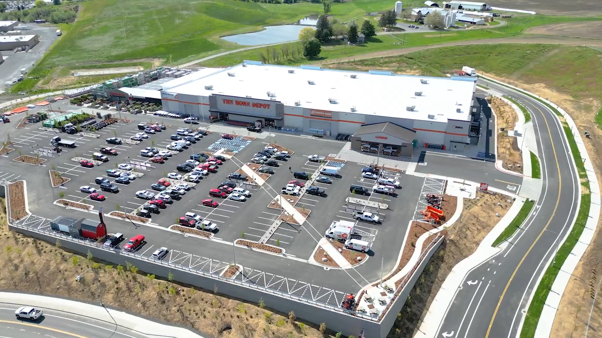 Bailey Construction Builds Home Depot, Moscow, ID,