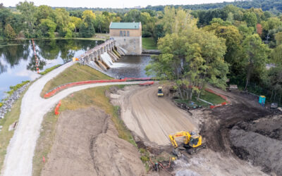 Drone Brothers Provides ongoing Critical Data for Barton Dam Embankment Remediation in Ann Arbor, MI.