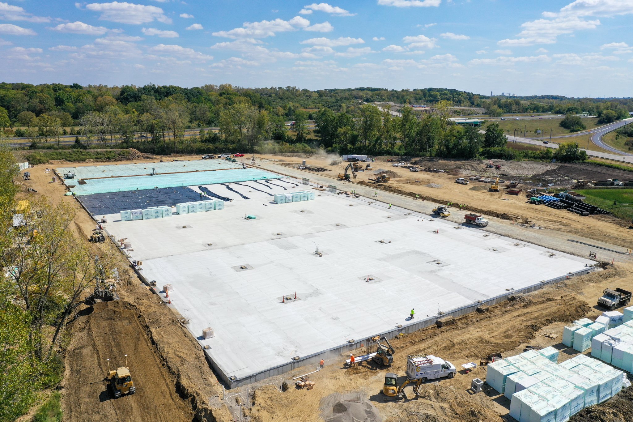 Construction on Cold Storage Heats Up, Fairborn OH, 45324