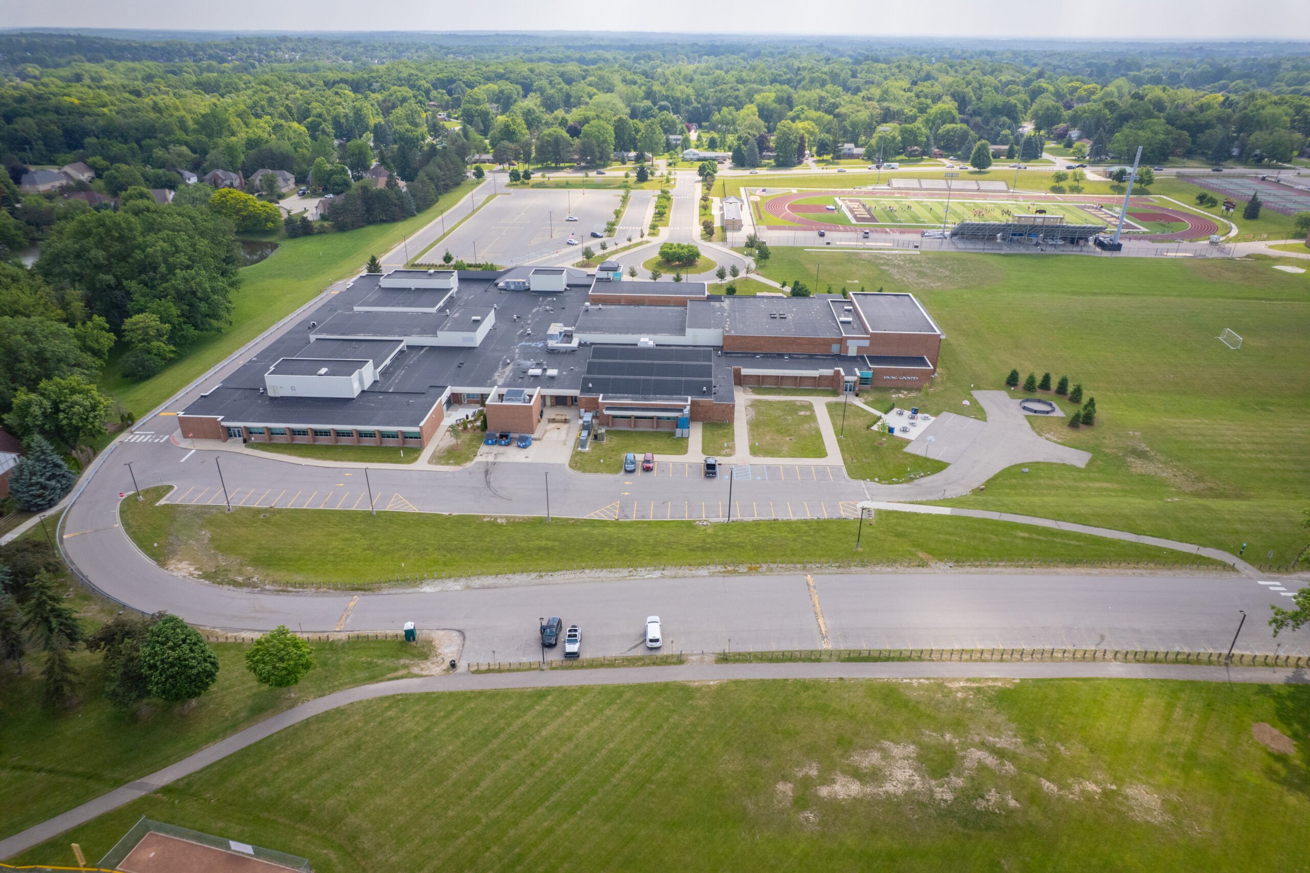 Iafrate Construction Gives an A+ to RCS Adams High School, Rochester Hills, MI 48306