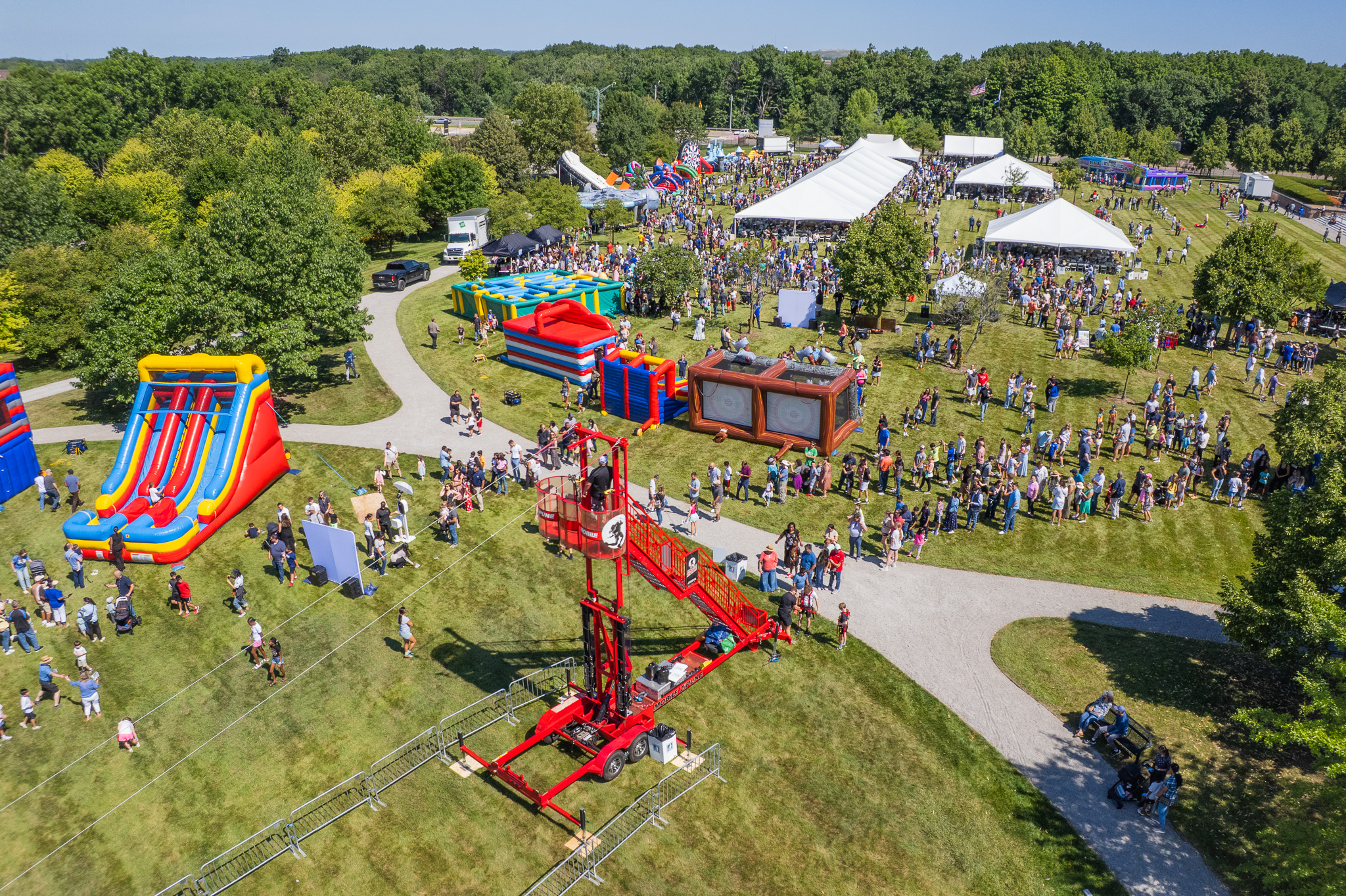 Bounce House Helped Stellantis' Wild Wheels Bounce Into Town, Auburn Hills, MI, 28326