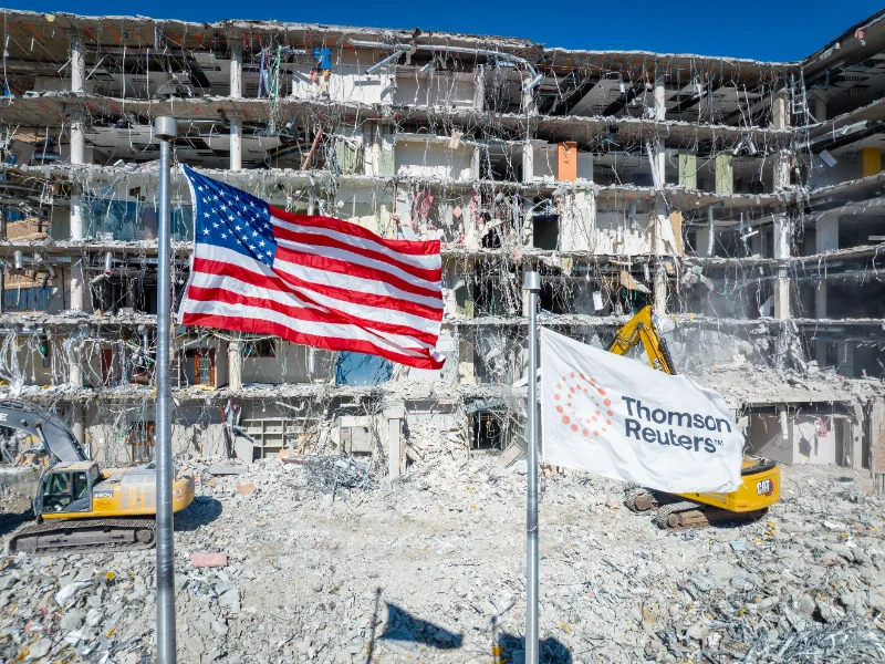 Thomson Reuters Demolition 800x600
