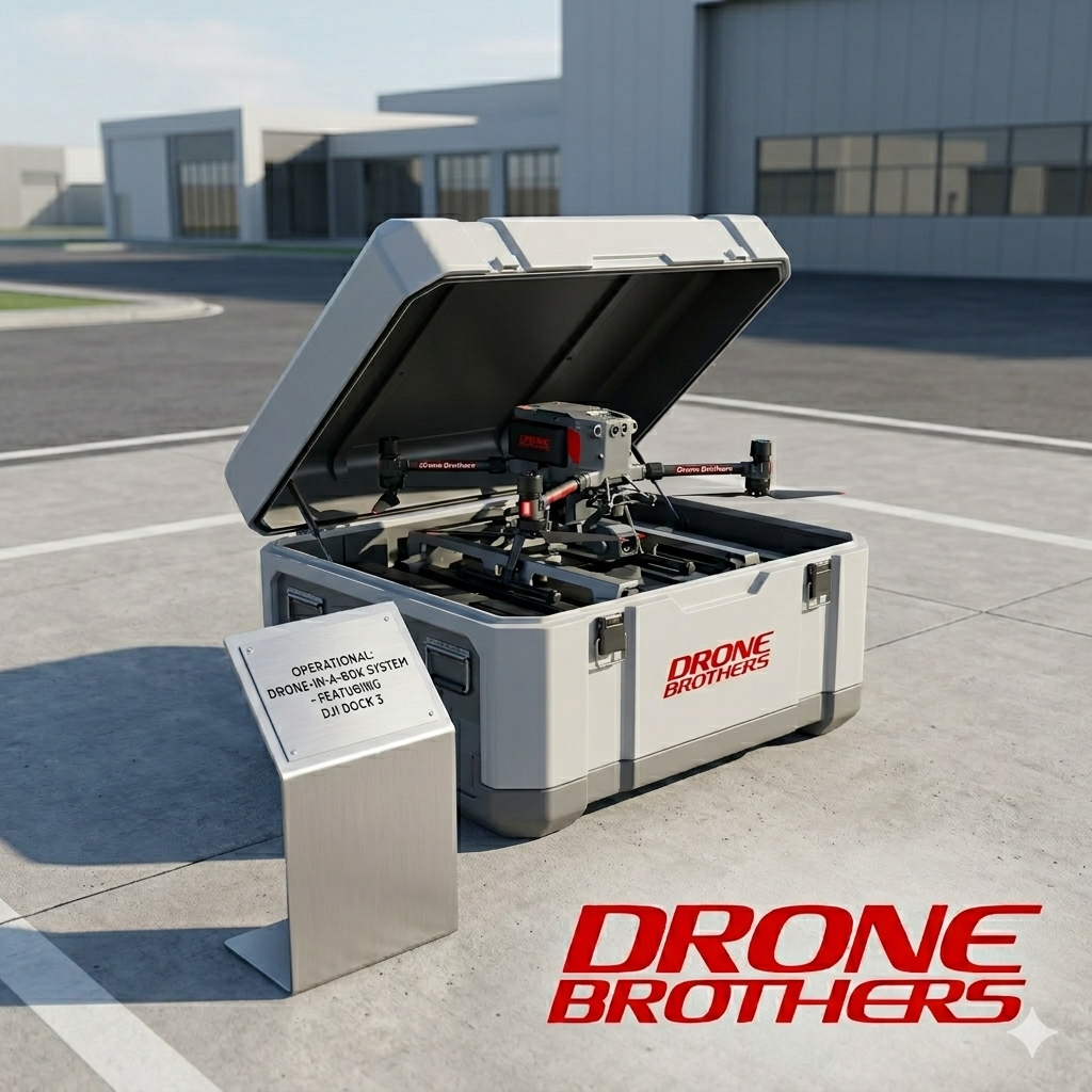 Drone Brothers to Start a Drone-in-a-Box (DJI Dock 3) Program Based on Client Demand.