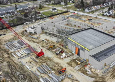 Drone Brothers Documents Progress at the New Cody High School in Detroit