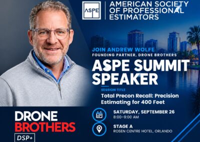 Drone Brothers Joins Construction Estimating Leaders in Orlando.
