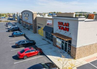 Maysville Shops: A Commercial Property View from the Air.